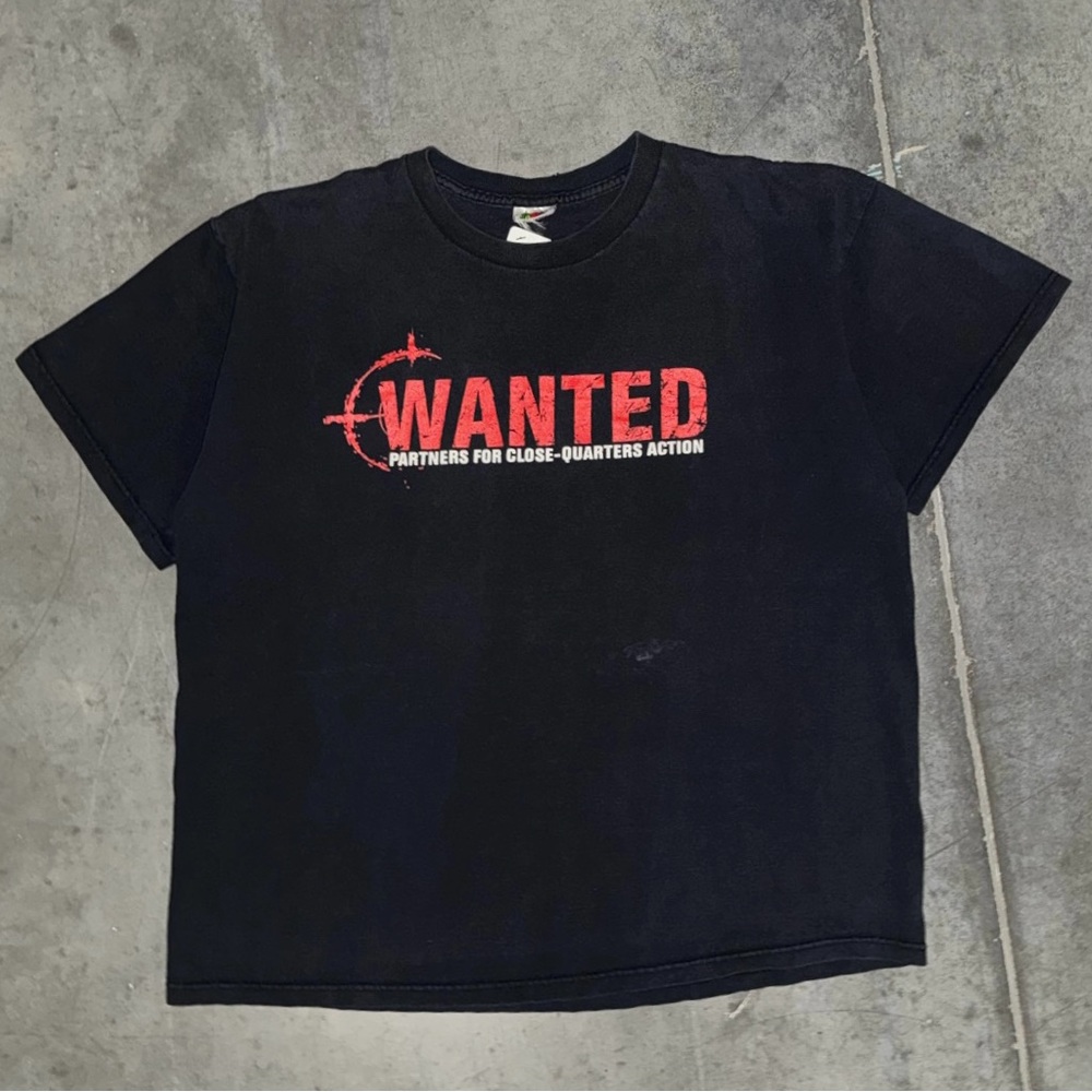 Vintage “Wanted Partners For Close-Quarters Action” Tom Clancy’s Rainbow Six Tee